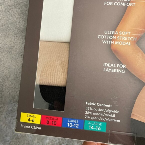 NEW Felina 4-Pack Women's L Cotton Stretch Camisole Multicolor - Picture 7 of 9